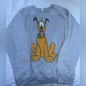 Disney Pluto Long Sleeve Crewneck
